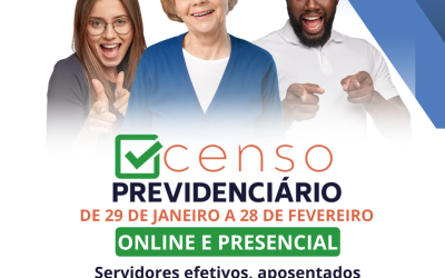 PREFEITURA CONVOCA SERVIDORES EFETIVOS, APOSENTADOS E PENSIONISTAS PARA A REALIZAÇÃO DO CENSO CADASTRAL FUNCIONAL E PREVIDENCIÁRIO